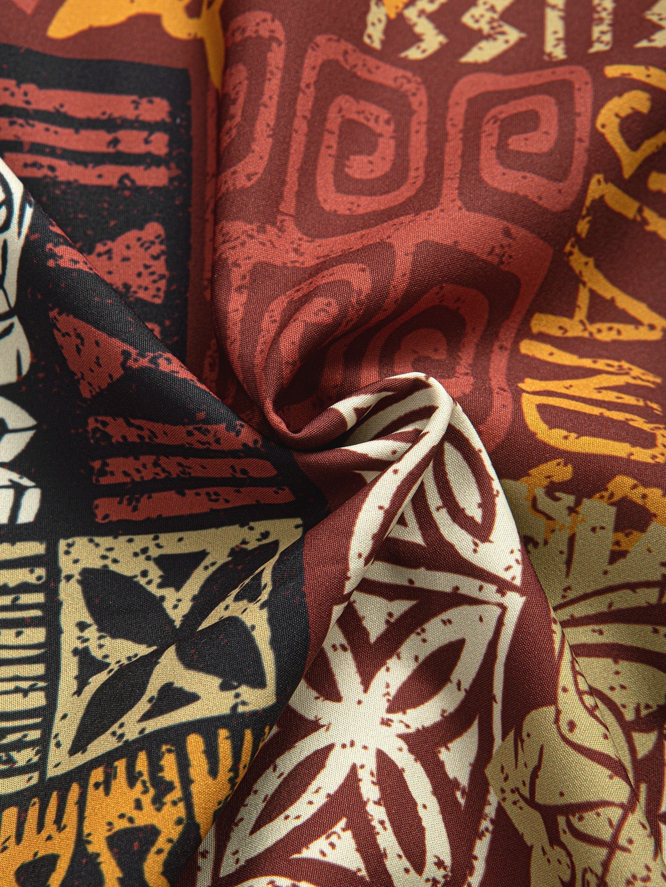 Arie® | Geknöpftes Hemd mit Ananas-Ethno-Hawaii-Print