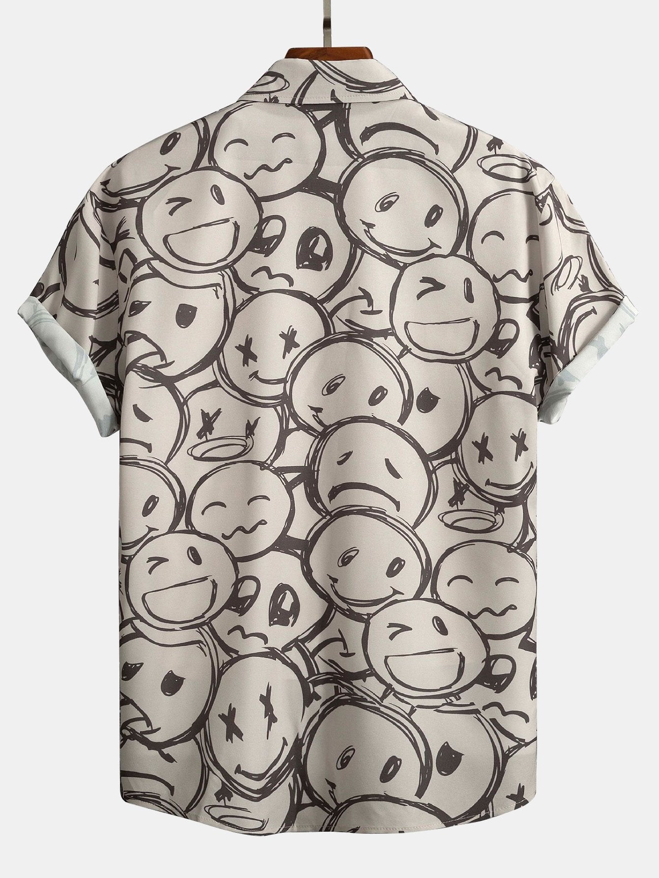 Alphonso® | Hemd mit Knöpfen und Smiley-Print