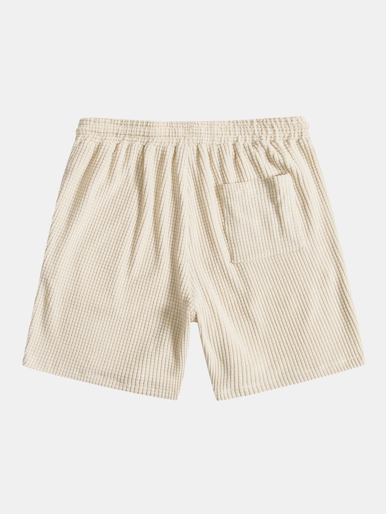 Adalhard® | Geknöpftes Hemd und Shorts mit Waffelmuster