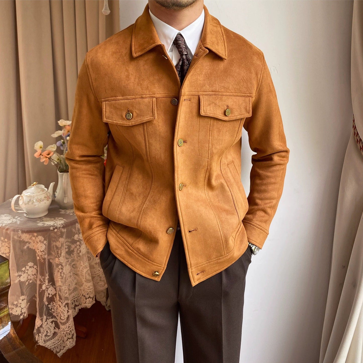 Abdul® | Utility-Jacke aus Wildleder