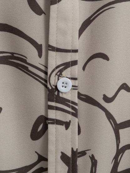 Alphonso® | Hemd mit Knöpfen und Smiley-Print
